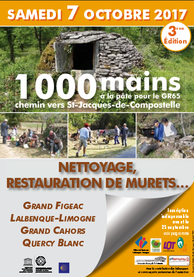 3ème édition - Mille mains à la patte - GR® 65 - Chemin vers Saint-Jacques-de-Compostelle