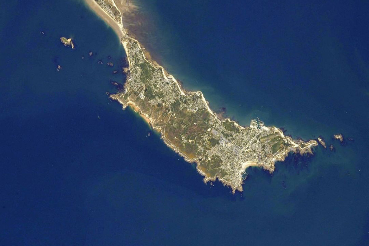 Presqu'île de Quiberon, le 13 mai © Thomas Pesquet / Instagram