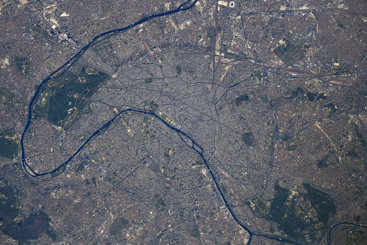 Paris, le 28 avril © Thomas Pesquet / Instagram