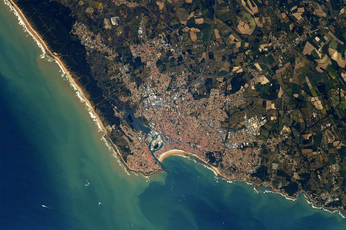 Les Sables d'Olonne, le 6 novembre © Thomas Pesquet / Instagram