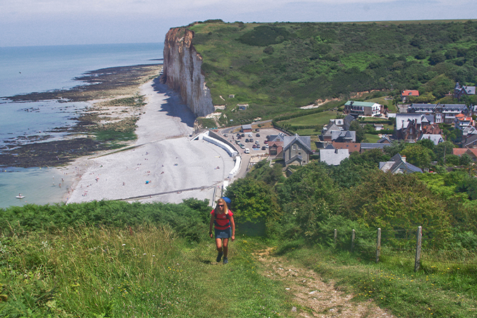 Paysage falaise d'Etretat