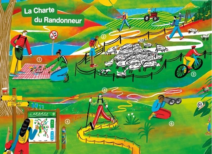 La Charte du Randonneur : les quelques reflexes très simples à adopter en randonnée ! 