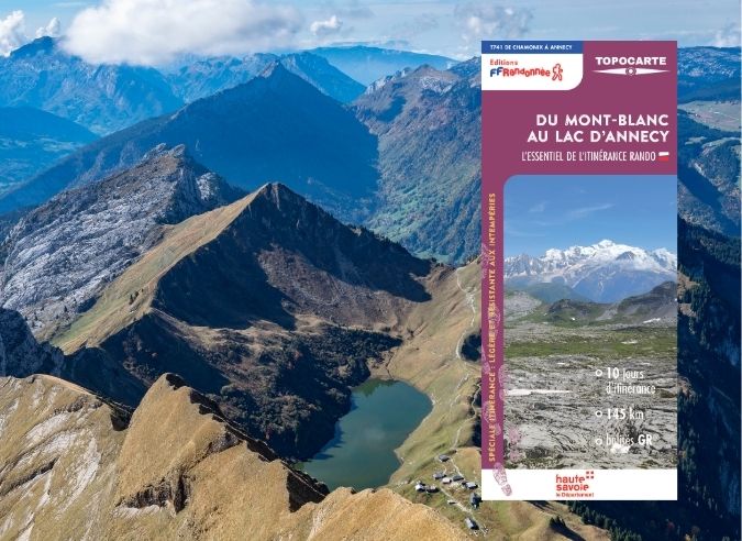 Du Mont-Blanc au lac d’Annecy avec la topocarte 