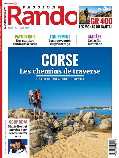 Passion Rando n°51 - printemps 2019 : Corse, les chemins de traverse