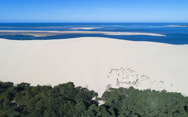 GR® de Pays, tour du bassin d'Arcachon. © Patrick HAUSER