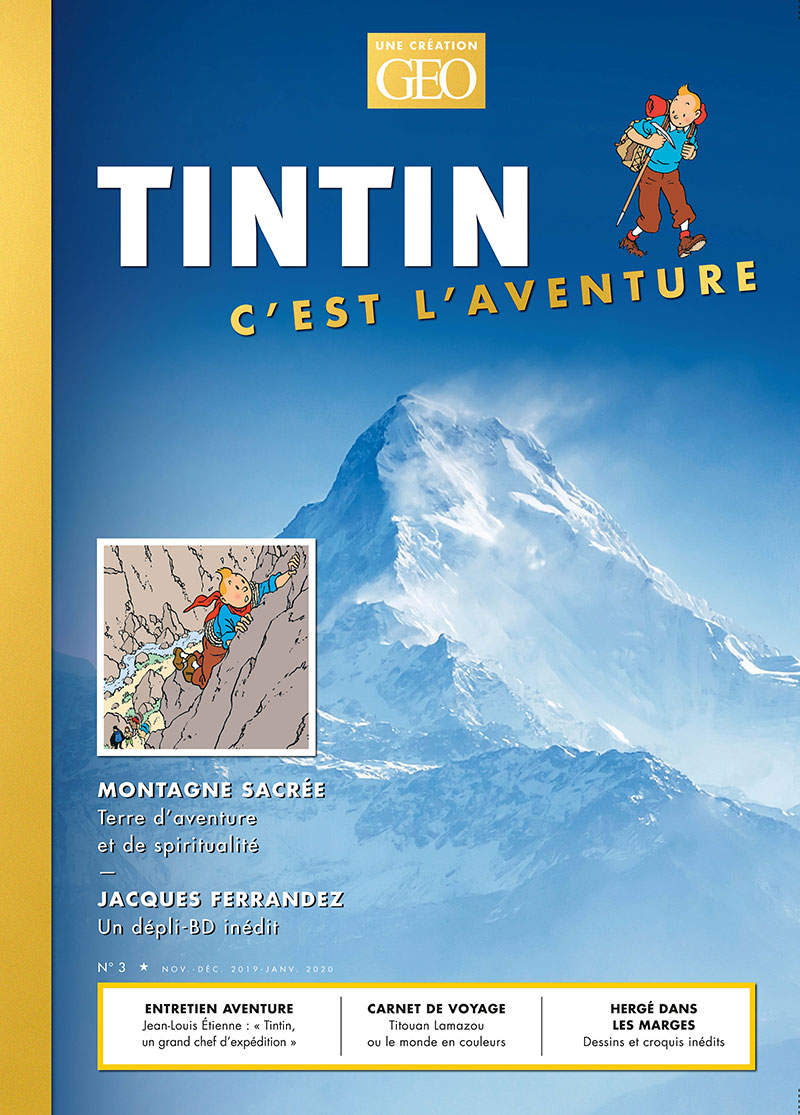 Couverture du tome 3 de Tintin, c'est l'aventure