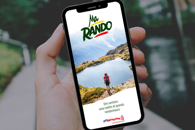 Visuel application MaRando - © FFRandonnée