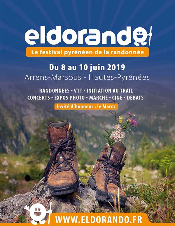 Eldorando 2019 - affiche de l'événement rando des Hautes-Pyrénées