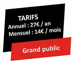 Tarifs grand public GR @ccess