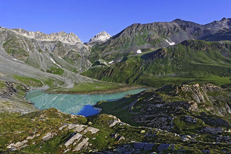 Jour 3 : Massif de la Vanoise, lac blanc. Crédit : HAUSER Patrice / HEMIS