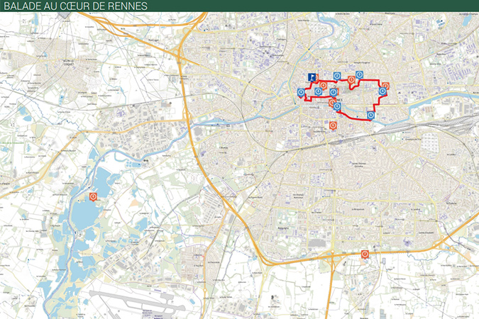 Randonnée dans Rennes MaRando