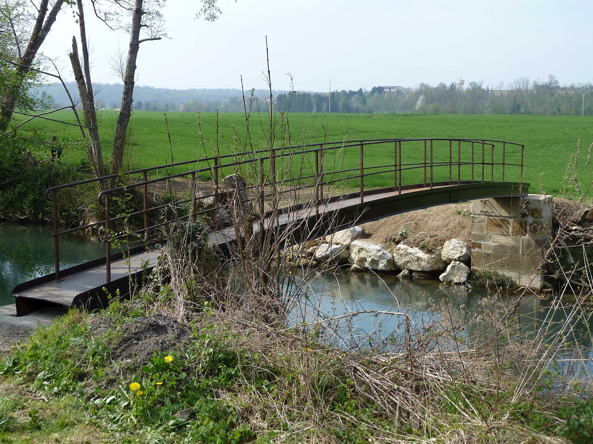 La passerelle de Trémont-sur-Saulx réhabilitée !