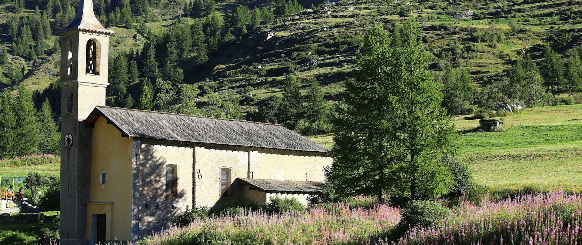 parc naturel régional du Queyras, Ristolas, L'Echalp, église. © Camille MOIRENC / HEMIS