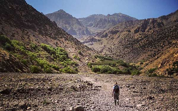 Ascension du Djebel Toubkal, Maroc.