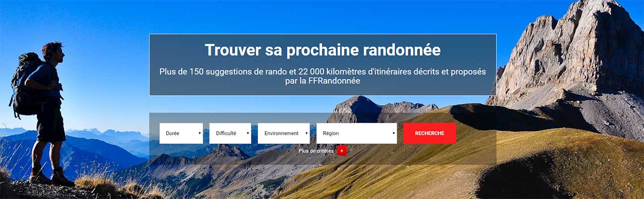 Trouver sa prochaine randonnée - GR @ccess