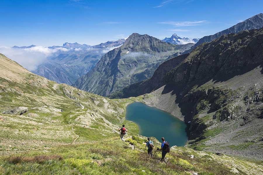 France, Isère (38), Parc National des Ecrins, vallée du Vénéon, le lac de Plan Vianney (alt : 2250 m). Crédit : Franck GUIZIOU / hemis.fr