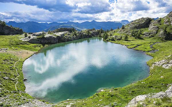 Parc national du Mercantour, lac de Vens. © Franck GUIZIOU / HEMIS