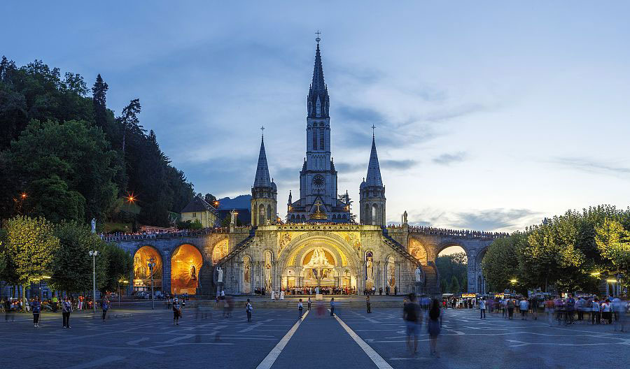GR® 78 - Sanctuaire de Lourdes. Crédit : Spani Arnaud / HEMIS