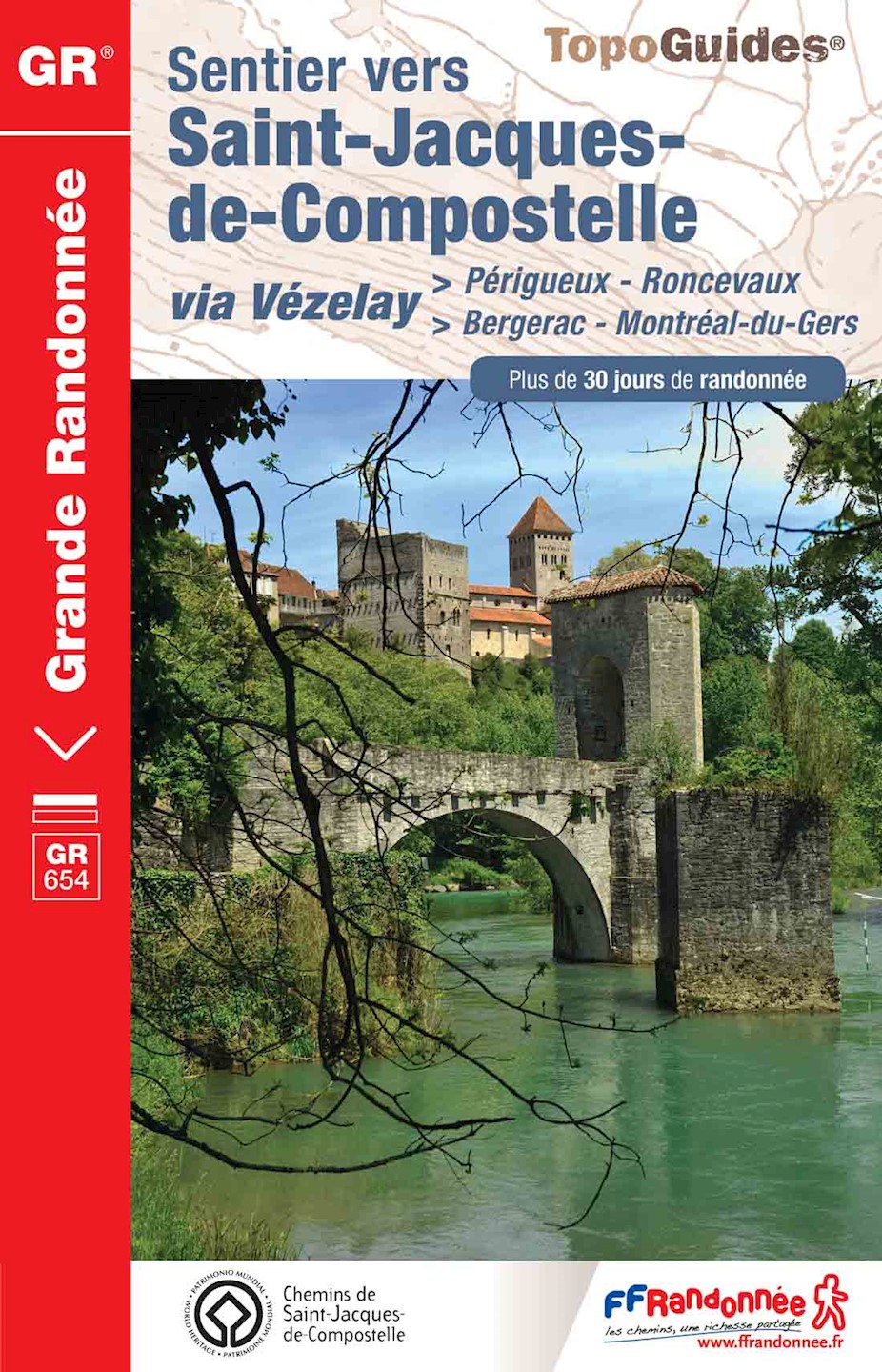 Topoguide GR® 654 - sentier vers Saint-Jacques de Compostelle