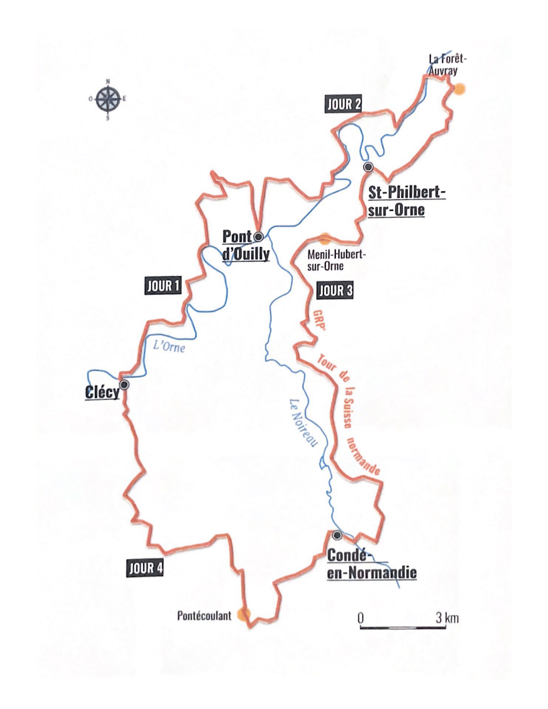 GR® de pays tour de la Suisse Normande