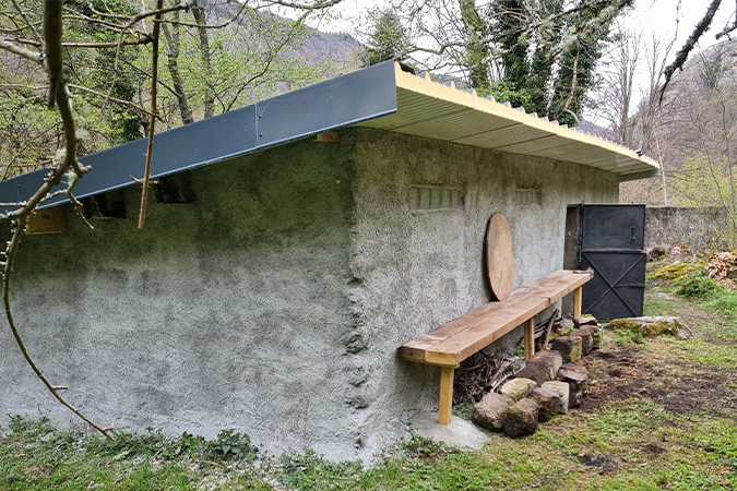 Cabane de Clarans restaurée - Eric Chaignau