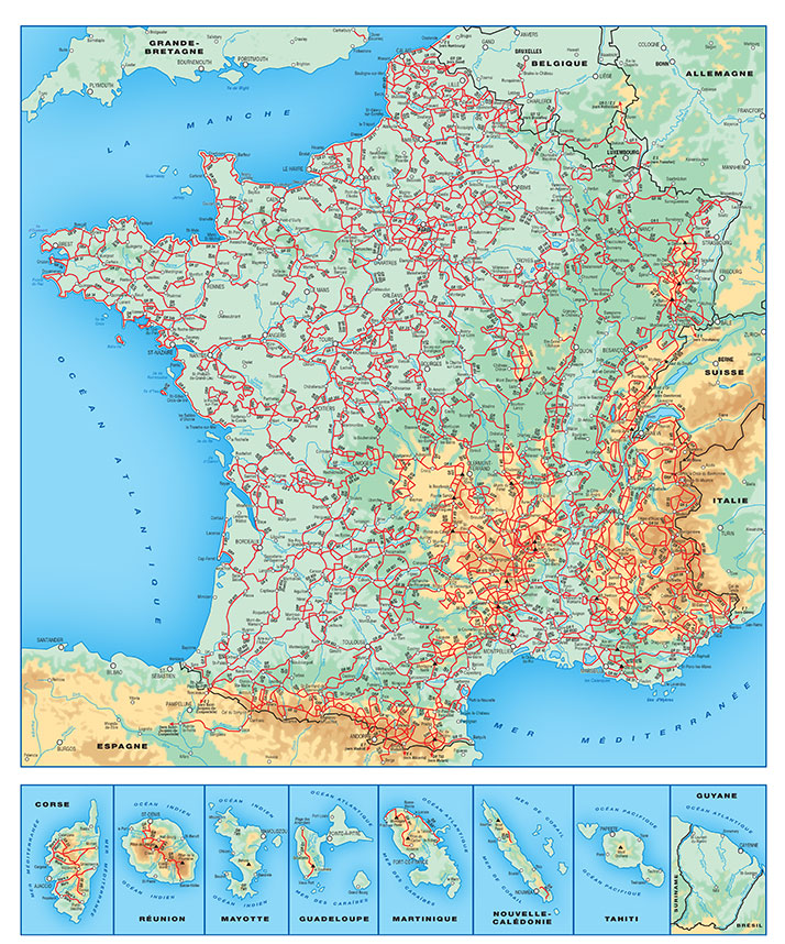 Carte des GR®