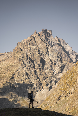 Nathan Mertz sur le GR® 54 - © Nathan Mertz