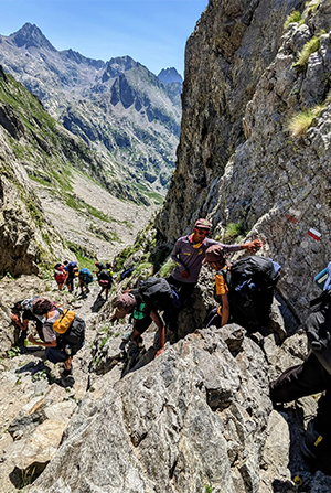 Ascension pendant la Grande Traversée du Mercantour - Fin de la Grande Traversée du Mercantour - © Loïc Preghenella