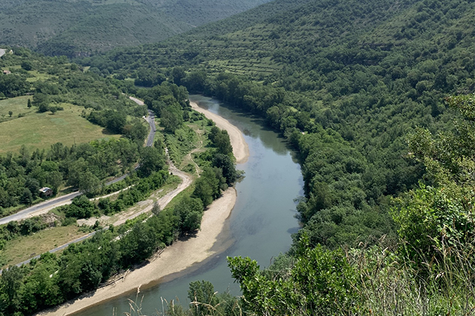 Tarn vue du ciel